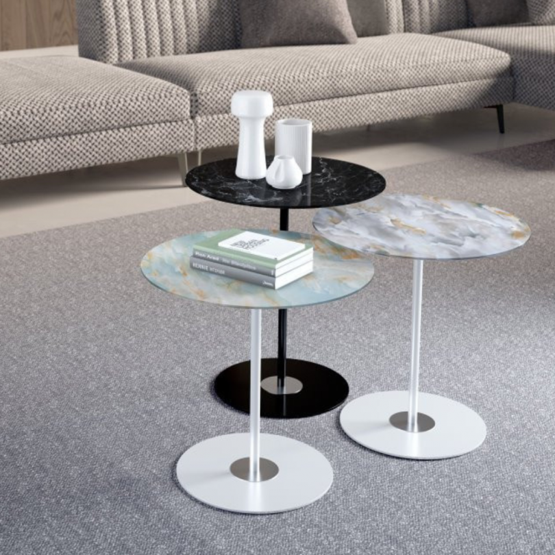 Tavolino CRYSTAL ROUND - Maconi