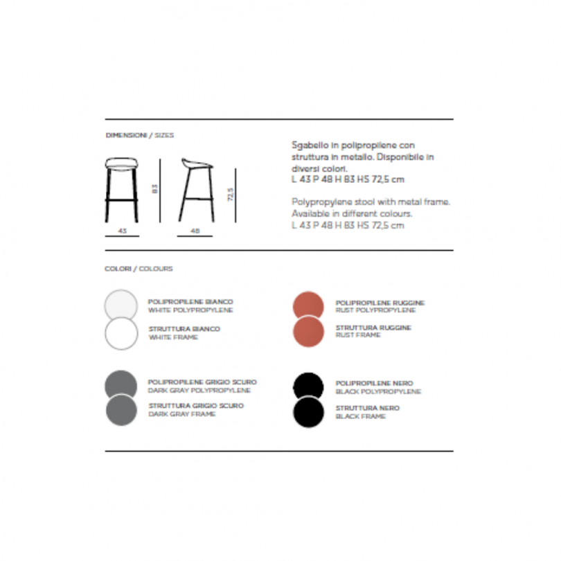 Sgabello AGE - IKONE