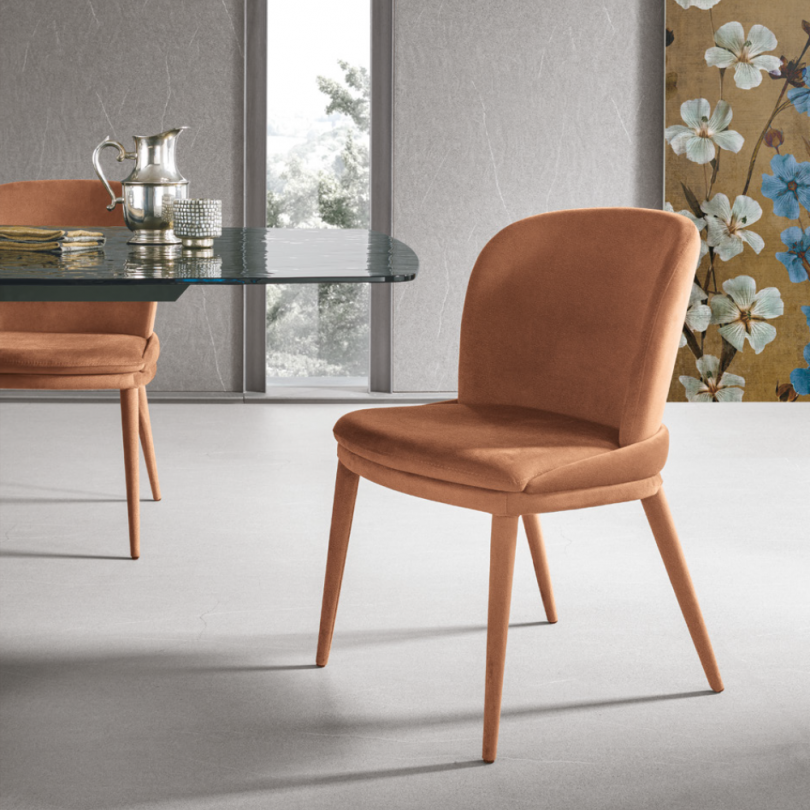 Sedia CLEVELAND in gentle touch o... Sedia CLEVELAND in gentle touch o...