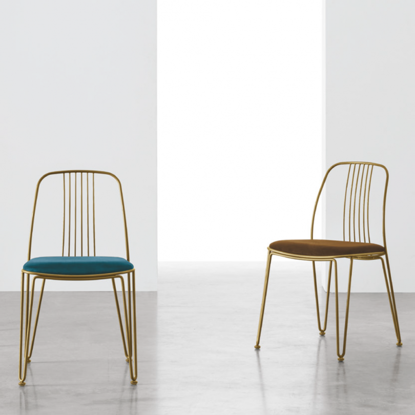 Sedia GRANADA in metallo con seduta... Sedia GRANADA in metallo con seduta...