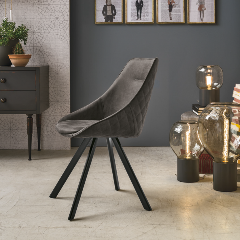 Sedia BILBAO con seduta girevole -...