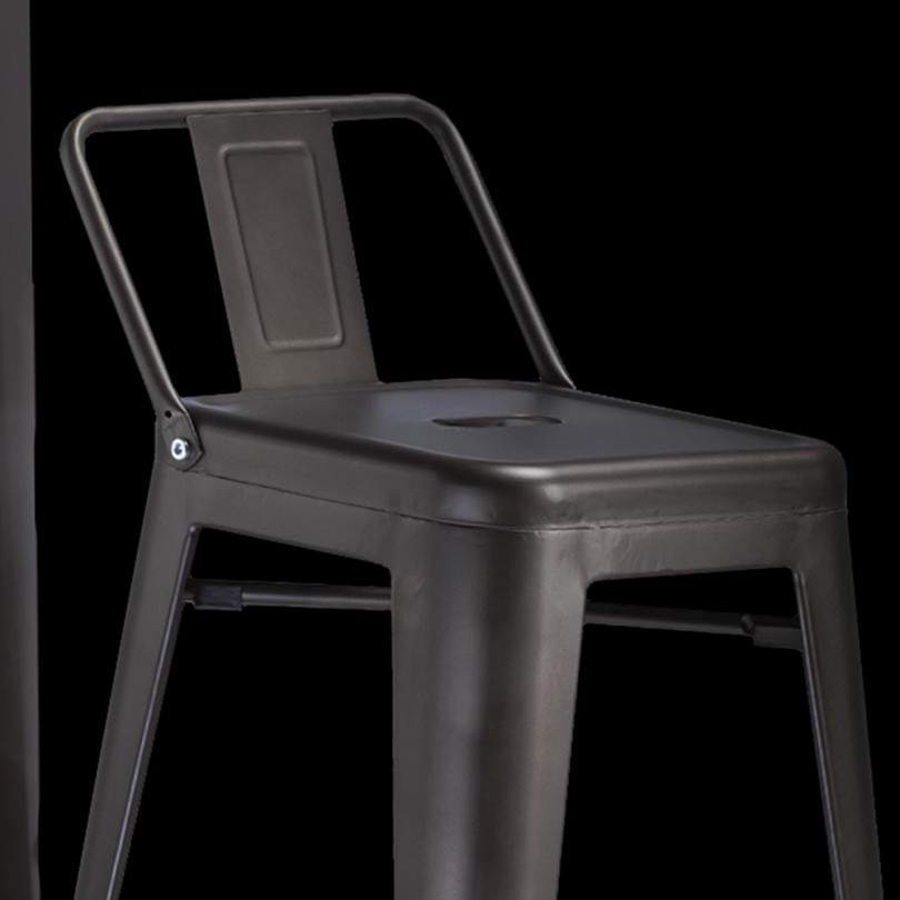 Sgabello ROUTE 66 BLACK STOOL Art.... Sgabello ROUTE 66 BLACK STOOL Art....