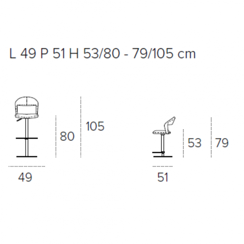 Sgabello regolabile DENVER - TARGET... Sgabello regolabile DENVER - TARGET...