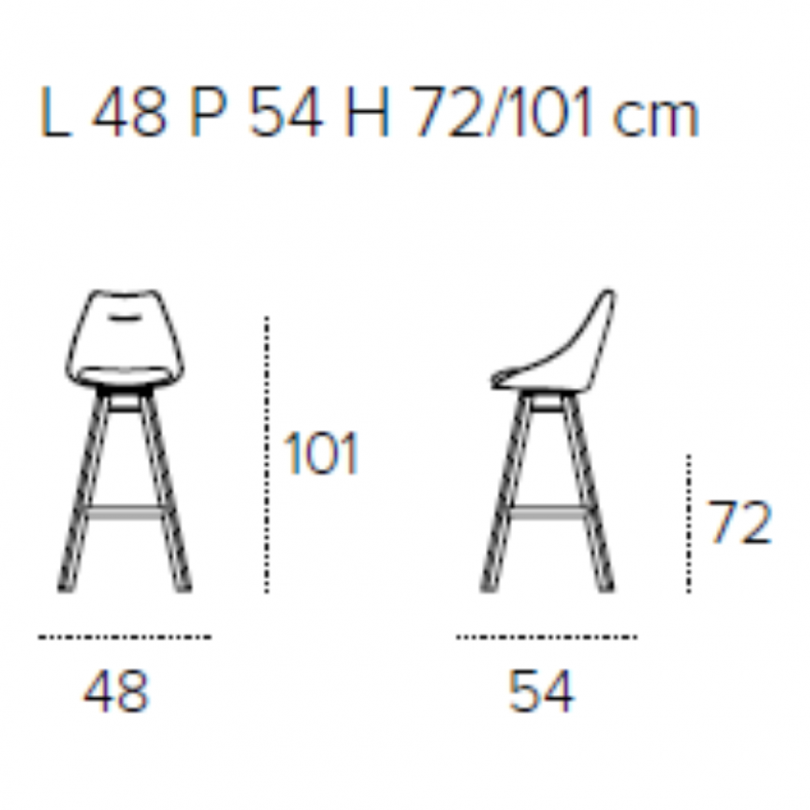 Sgabello fisso BILBAO PLUS - TARGET... Sgabello fisso BILBAO PLUS - TARGET...