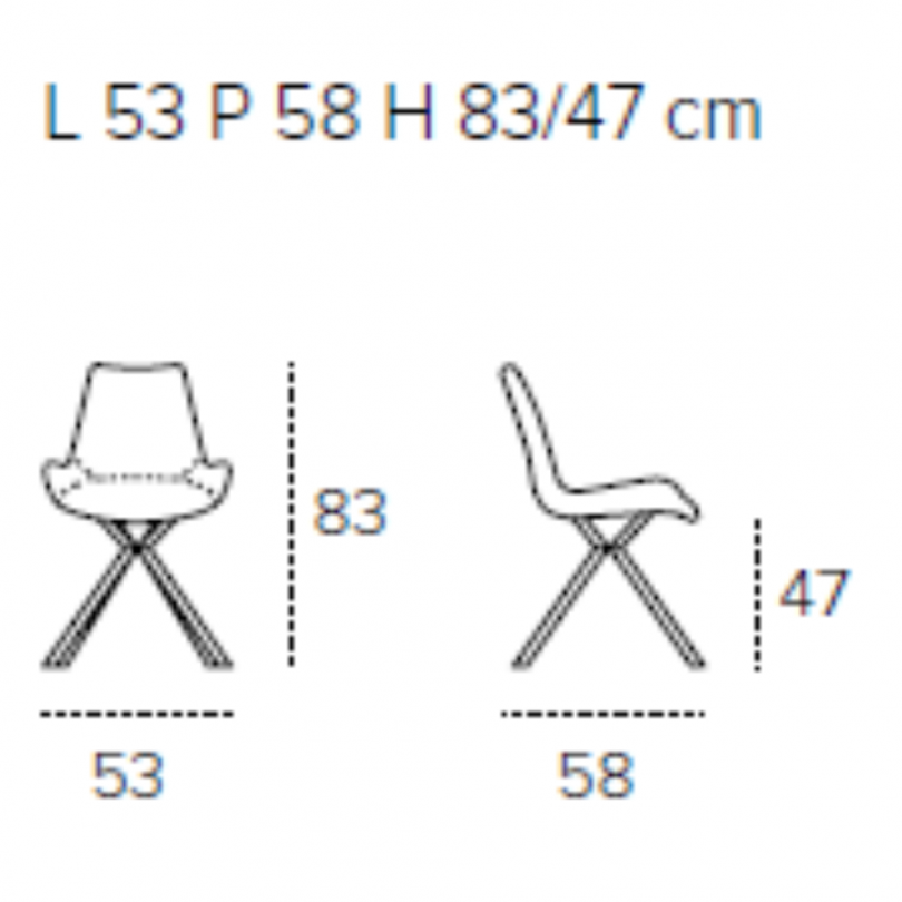 Sedia MALAGA NEW - TARGET POINT