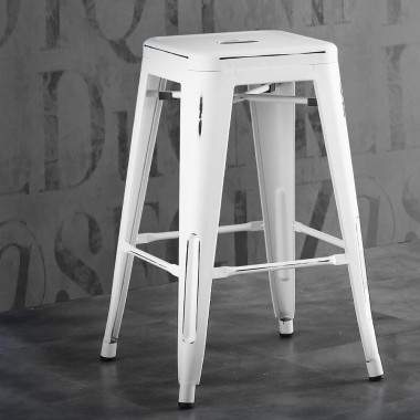Sgabello Route 66 Stool H74 naturale art. 590/7 - La seggiola 2