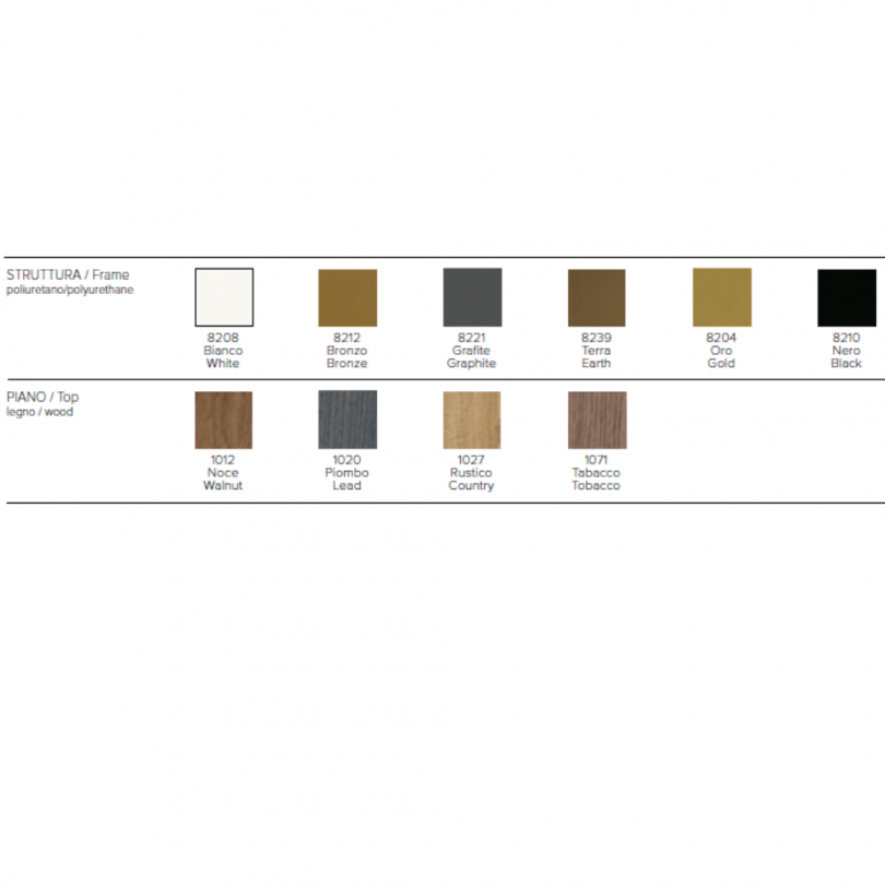 Tavolo fisso ECLPISE con piano...