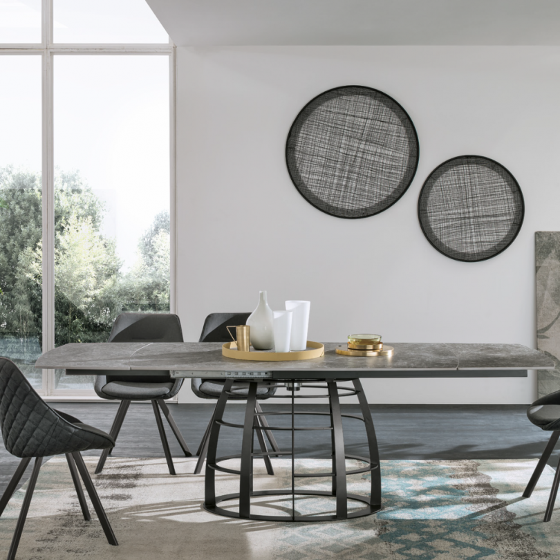 Tavolo allungabile girevole COSMOS... Tavolo allungabile girevole COSMOS...