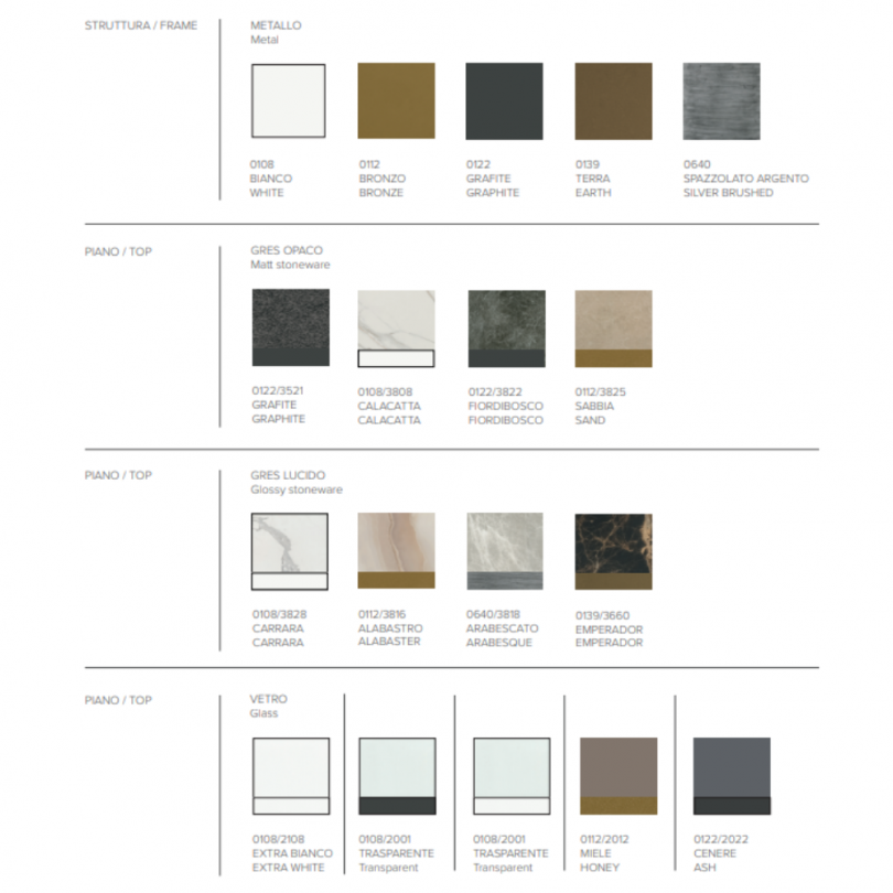 Tavolo allungabile PONENTE con piano...