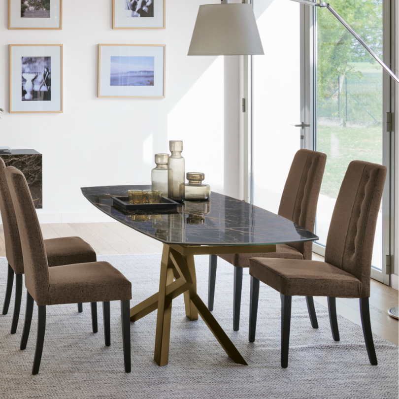 Tavolo allungabile CROSS a botticella... Tavolo allungabile CROSS a botticella...