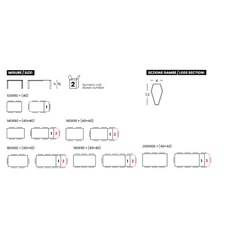 Tavolo allungabile DROP - Pointhouse Tavolo allungabile DROP - Pointhouse
