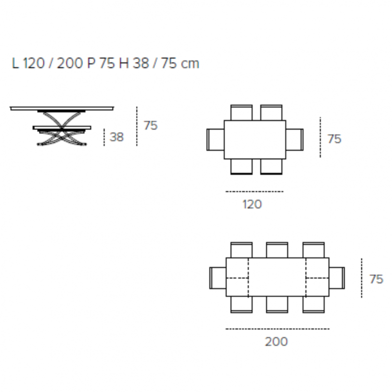 Tavolo trasformabile allungabile...