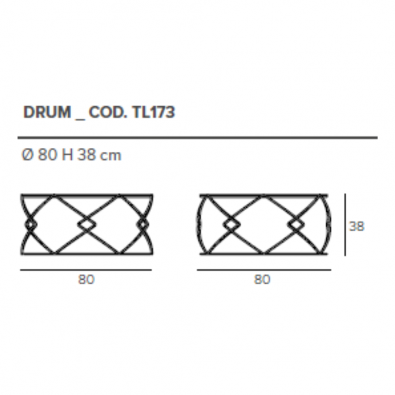 Tavolino DRUM/DRUM CORNER - TARGET POINT