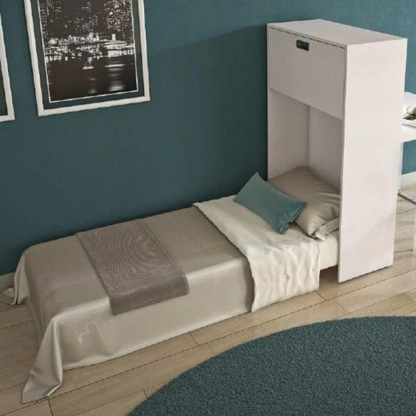 Mobiletto salvaspazio trasformabile in letto o tavolo Maconi Link