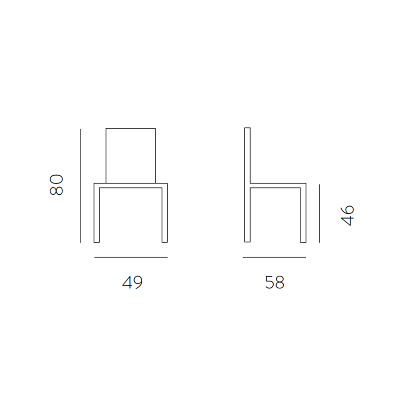 Sedia Carnaby Art. 252 - La seggiola