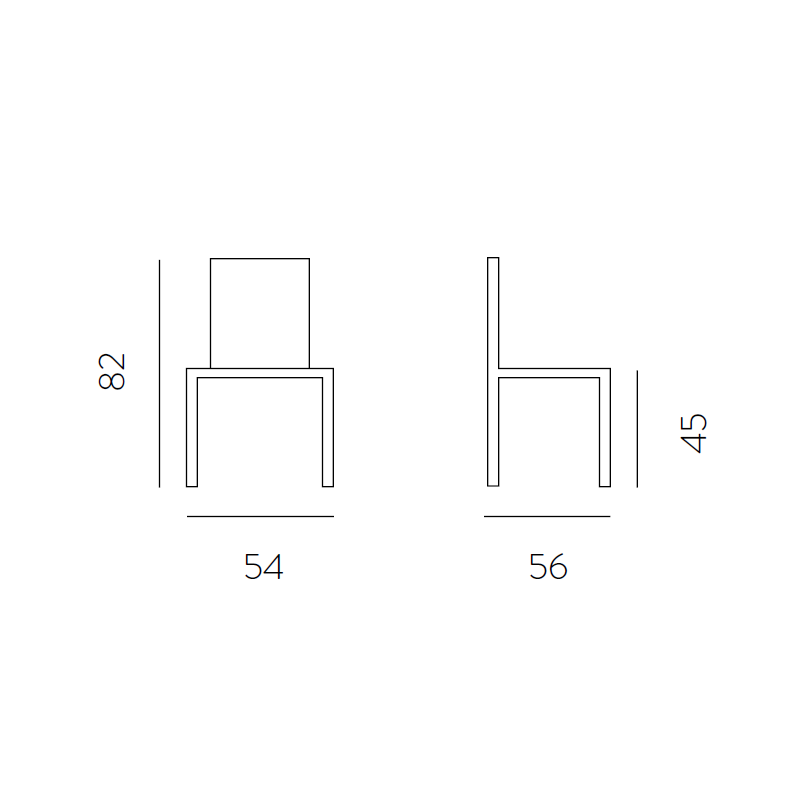 Sedia Pilar art. 008 - La seggiola