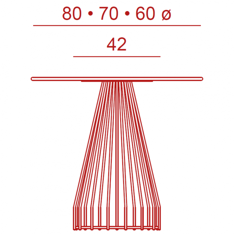 Tavolo Rotondo CASTORE -MILANI