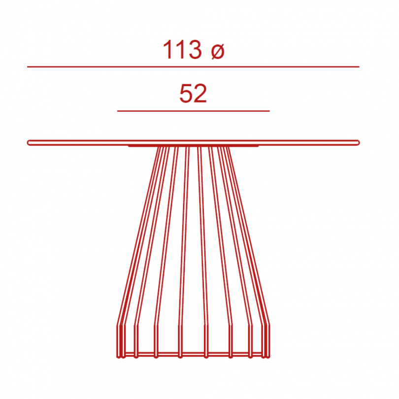 Tavolo Rotondo CASTORE -MILANI