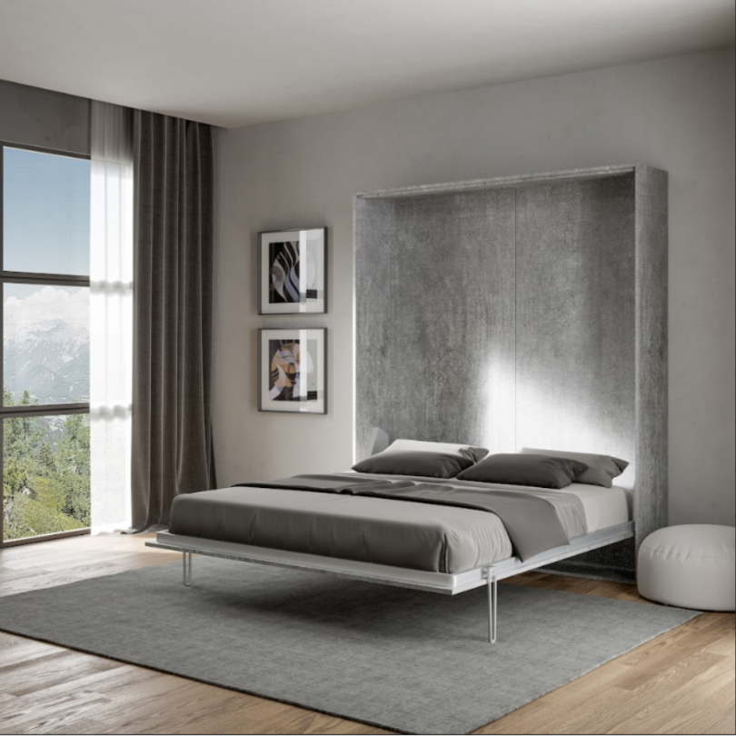 Letto matrimoniale a scomparsa...