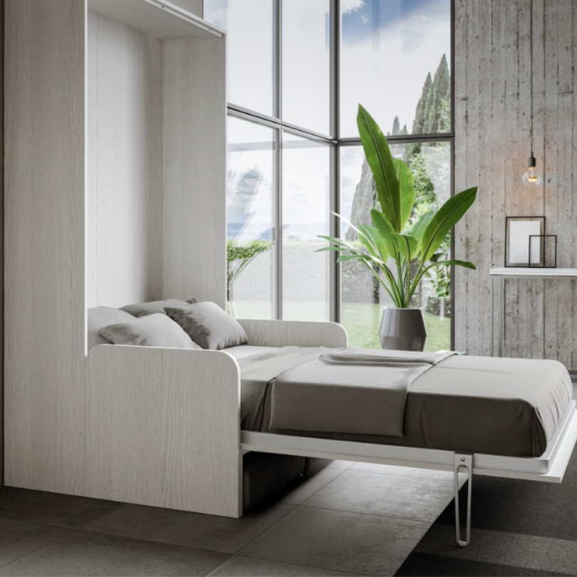 Letto alla francese a scomparsa con...