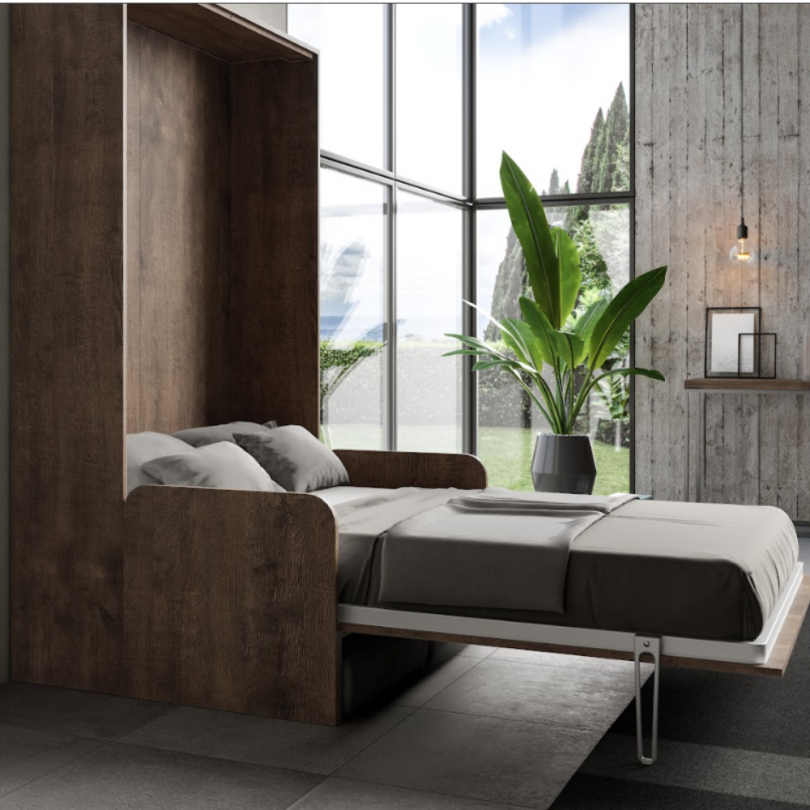 Letto alla francese a scomparsa con...