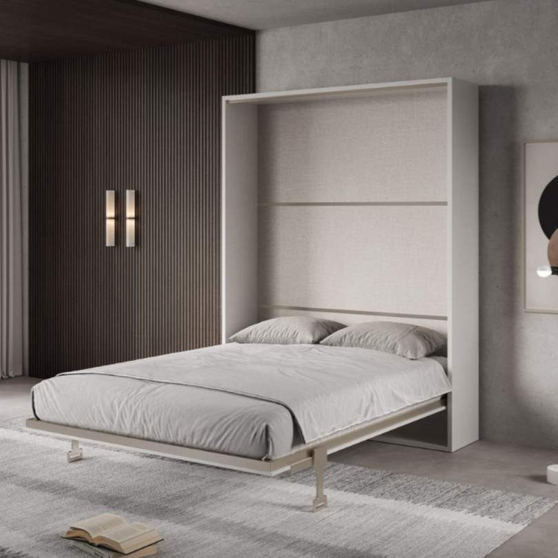 Letto matrimoniale verticale a...