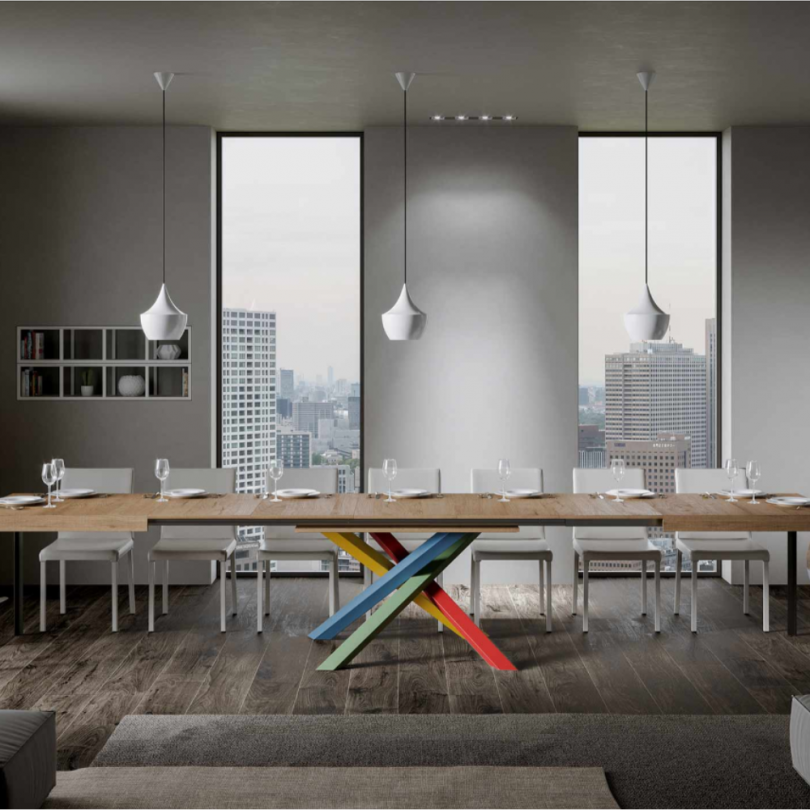 Tavolo allungabile VOLANTIS telaio...