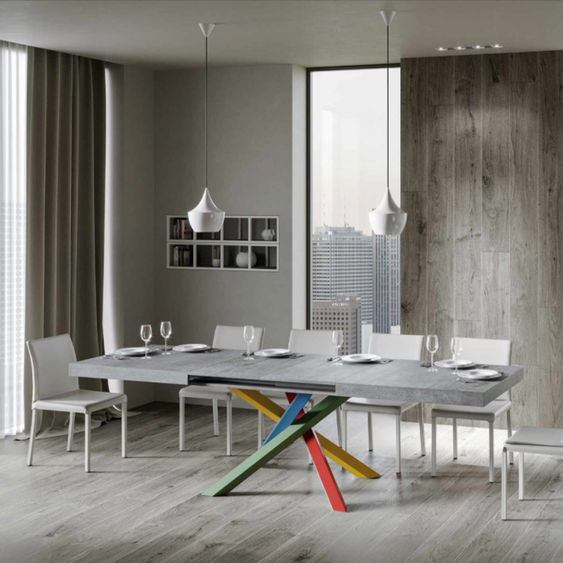 Tavolo allungabile VOLANTIS telaio... Tavolo allungabile VOLANTIS telaio...