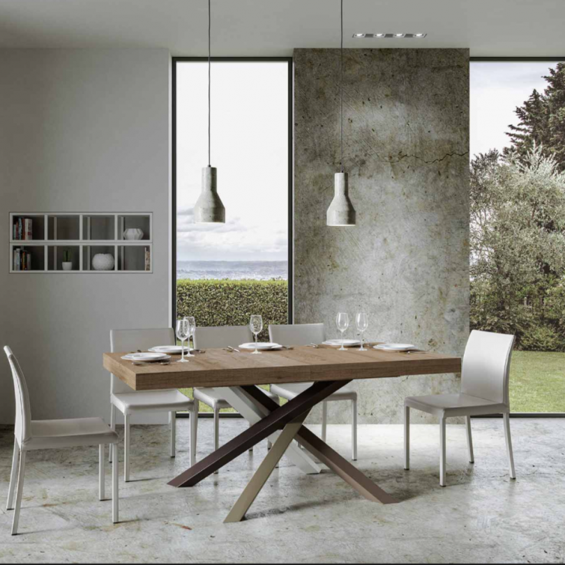 Tavolo allungabile VOLANTIS telaio... Tavolo allungabile VOLANTIS telaio...