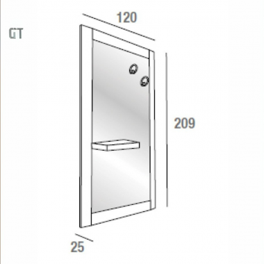 Specchiera JESSICA 532 - La... 2
