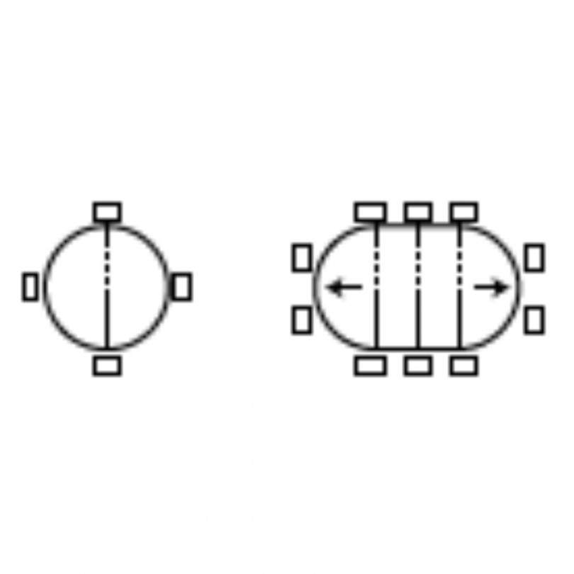 Tavolo rotondo allungabile ALIANTE...