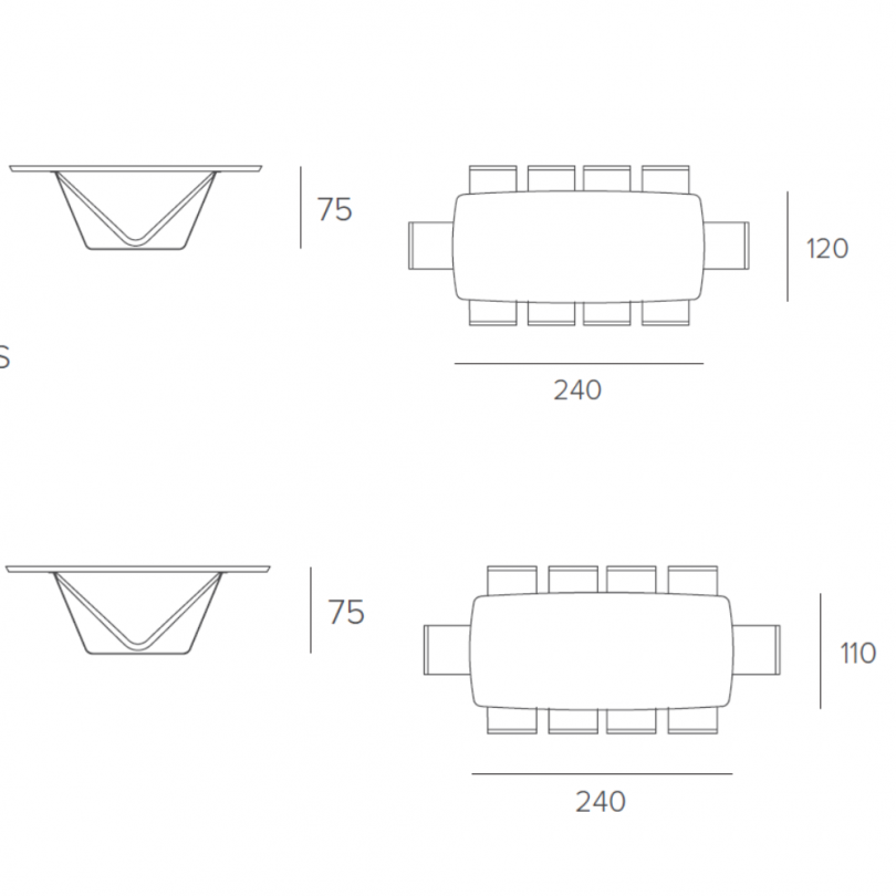 Tavolo VIRGINIA - CASA FLORIDA