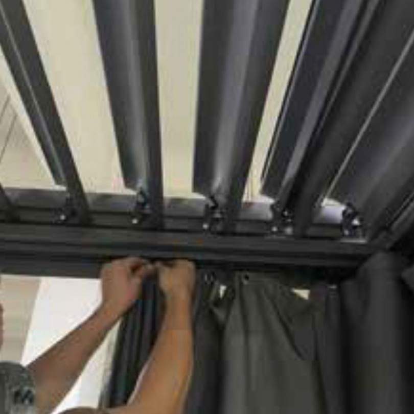 Pergola Bioclimatica con tende - La...