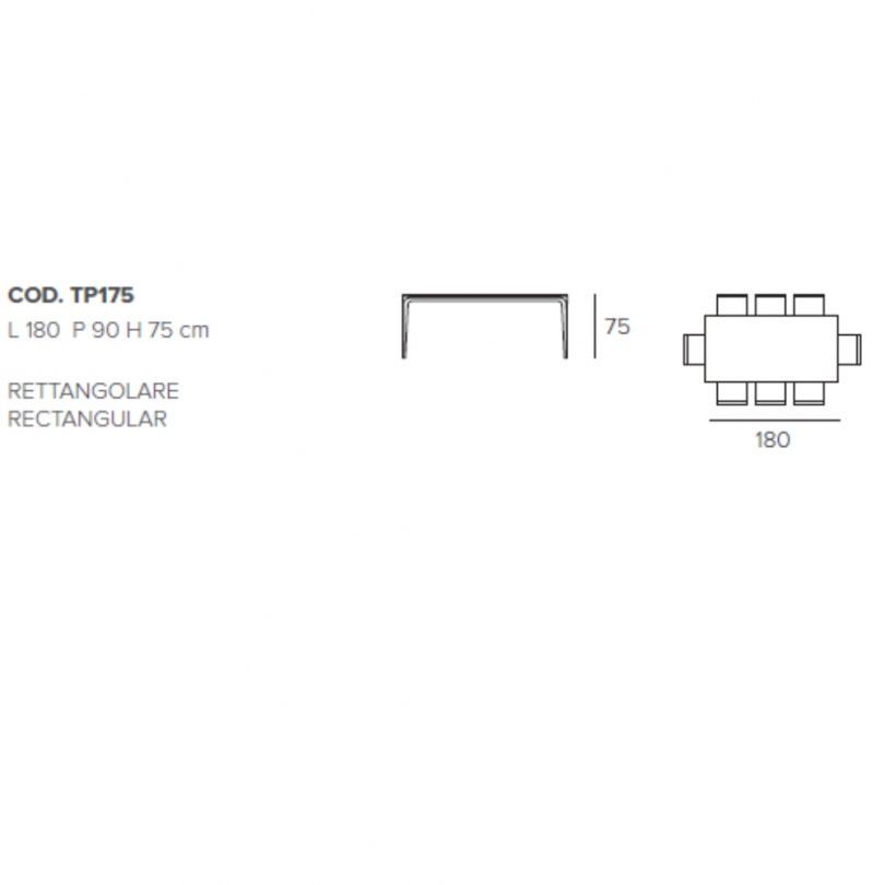 Tavolo fisso MERCURY - TARGET POINT Tavolo fisso MERCURY - TARGET POINT