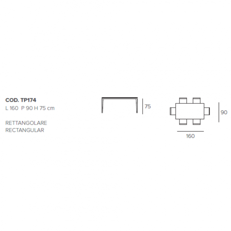 Tavolo fisso MERCURY - TARGET POINT Tavolo fisso MERCURY - TARGET POINT