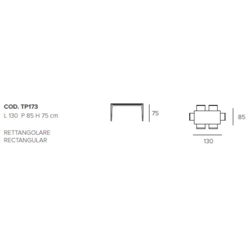 Tavolo fisso MERCURY - TARGET POINT Tavolo fisso MERCURY - TARGET POINT