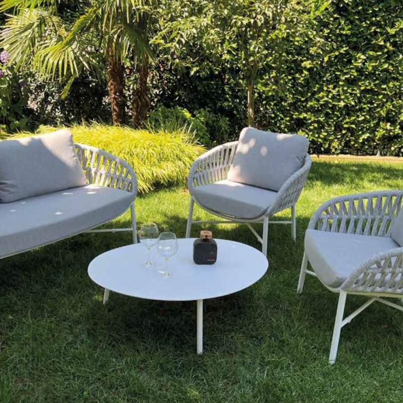 Salottino TAORMINA BIANCO - La Seggiola