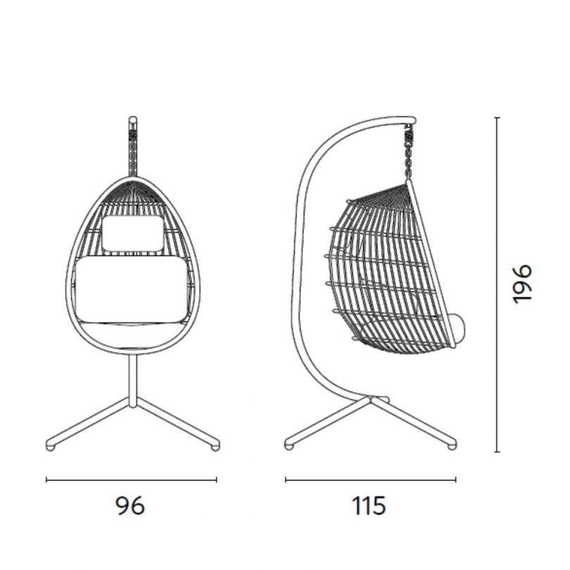 Poltrona sospesa COCOON - La Seggiola Poltrona sospesa COCOON - La Seggiola