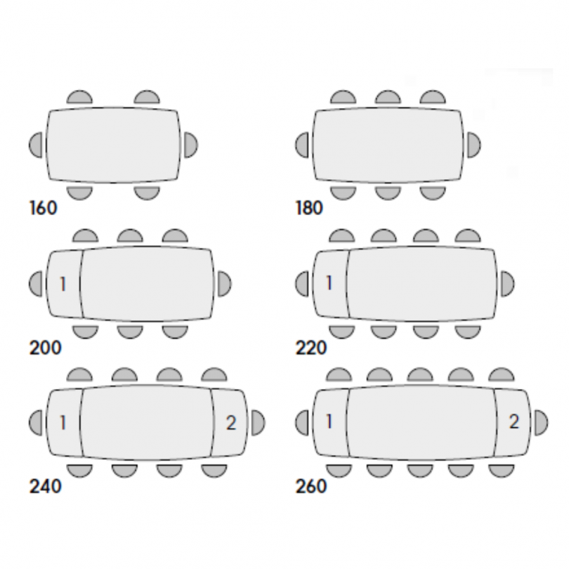 Tavolo ILLINOIS - CASA FLORIDA