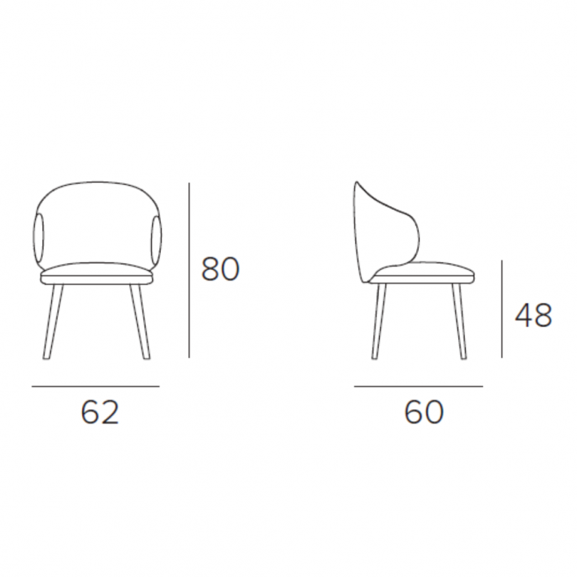 Sedia BALTIMORE - CASA FLORIDA