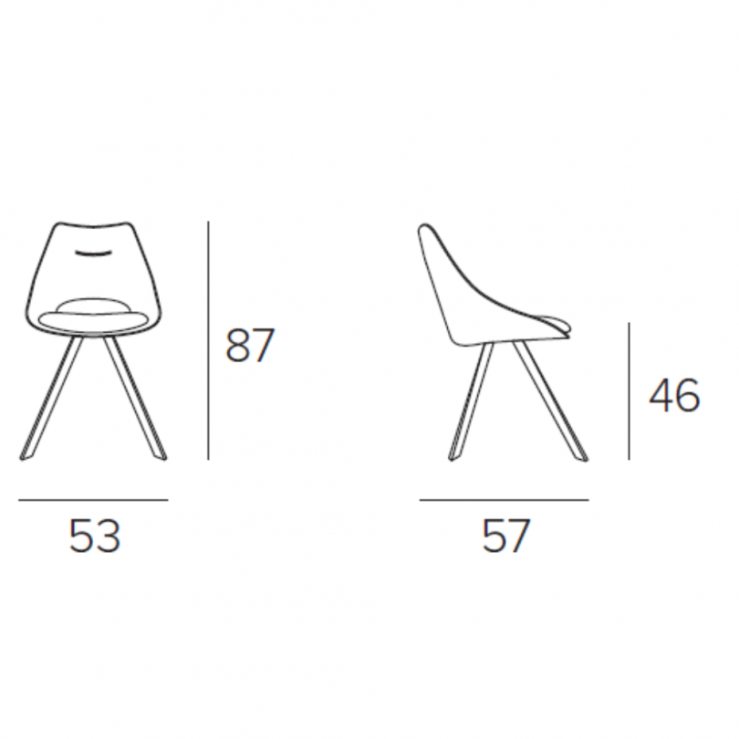 Sedia NEW YORK - CASA FLORIDA