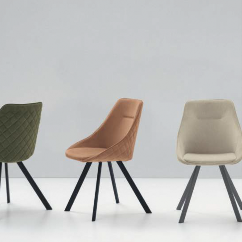 Sedia BILBAO con seduta girevole -...