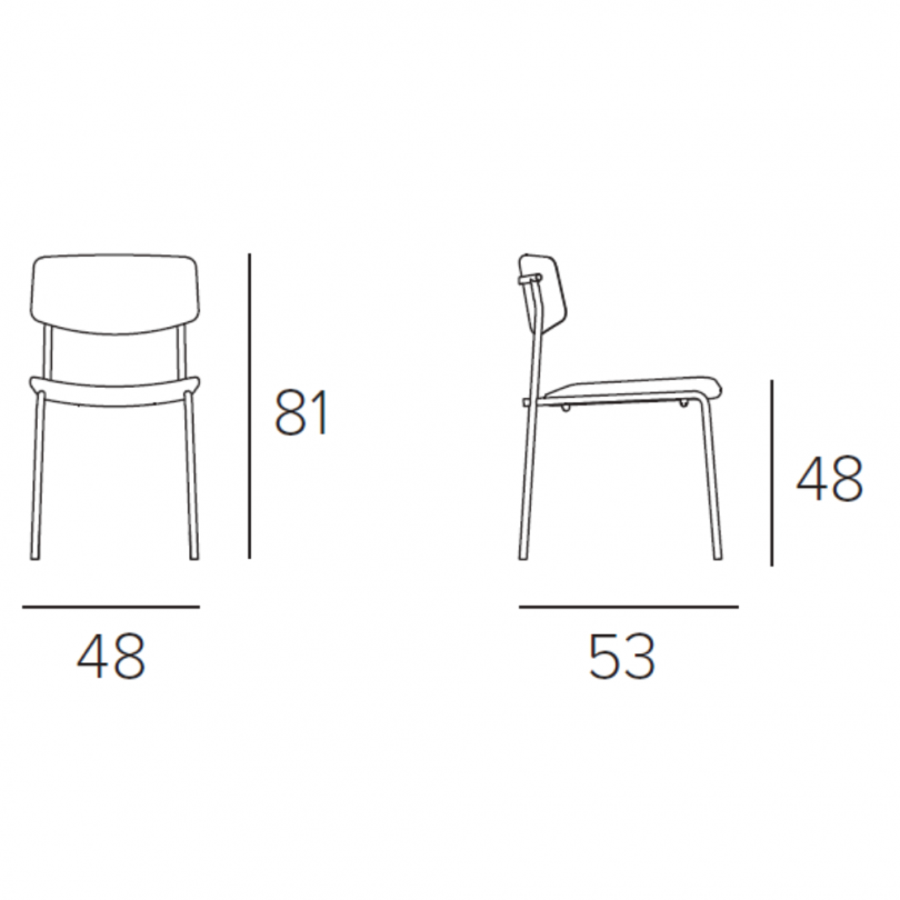 Sedia CHARLOTTE - CASA FLORIDA