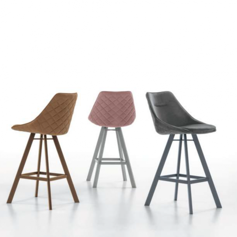 Sgabello fisso BILBAO TWIST con...