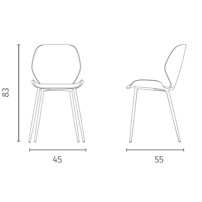 Sedia DIANA - STONES