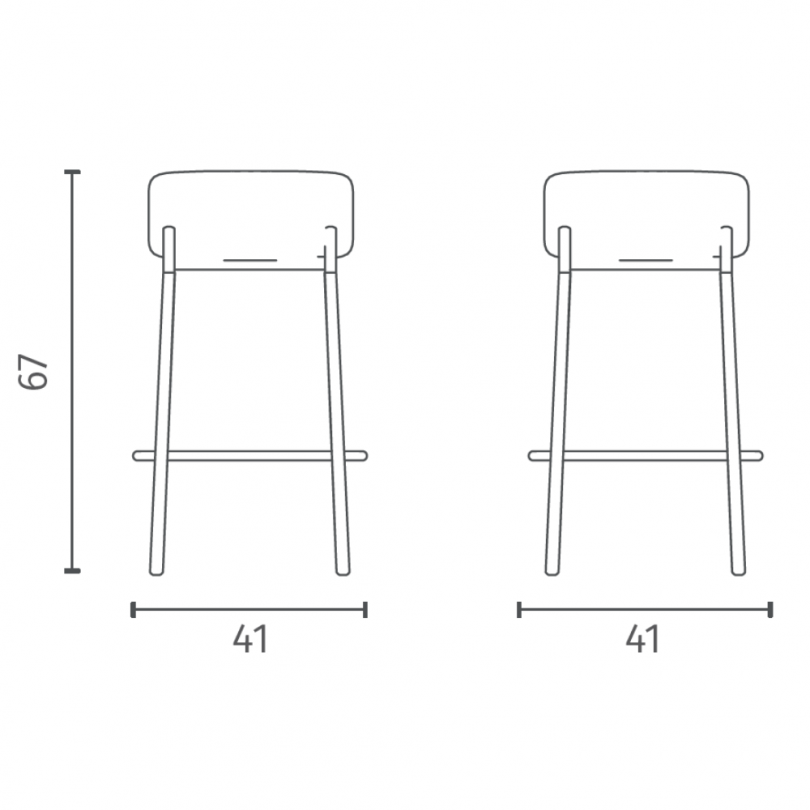 Sgabello fisso SYD - STONES Sgabello fisso SYD - STONES