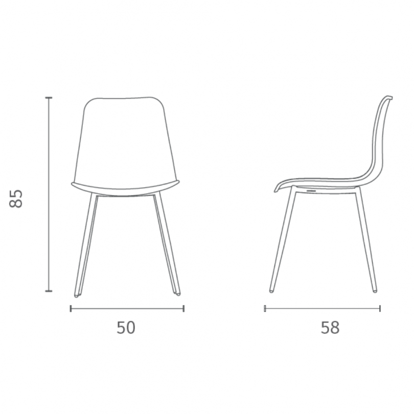 Sedia COVER - STONES