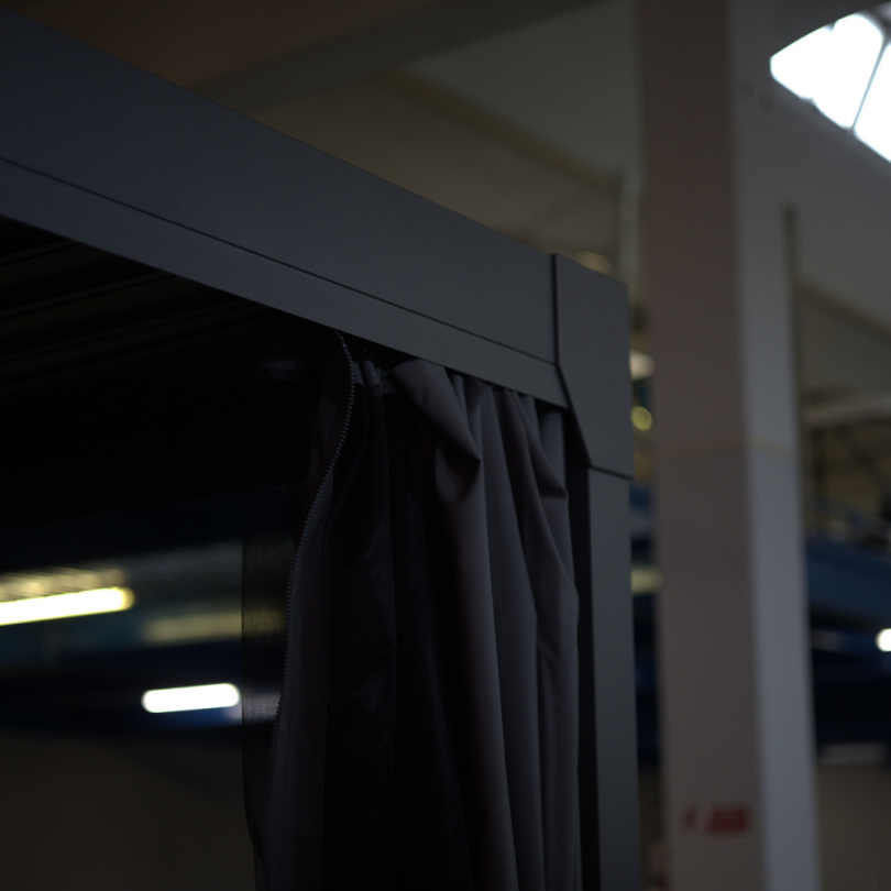 Pergola Bioclimatica con tende - La...