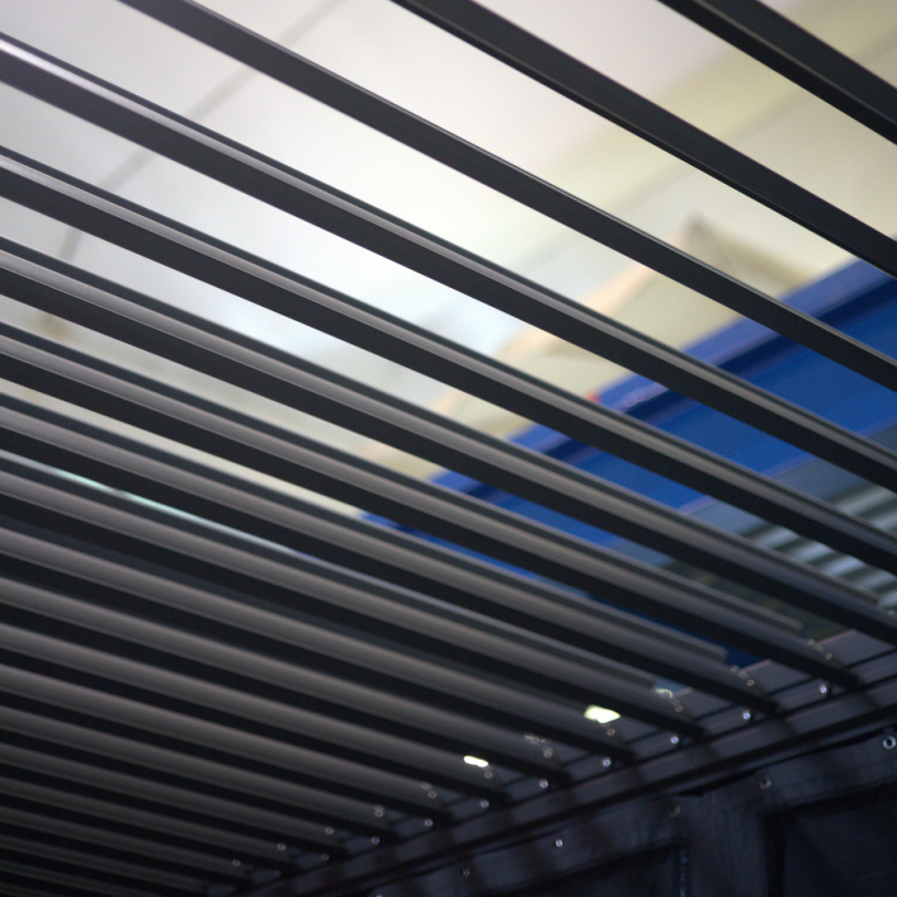 Pergola Bioclimatica con tende - La...