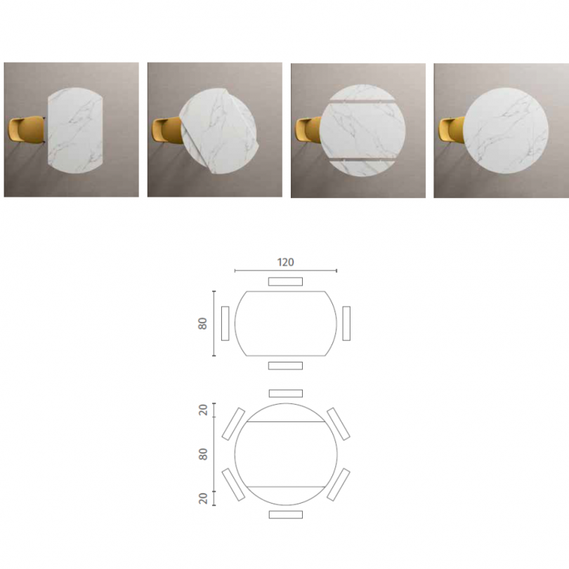 Tavolo ROLL - STONES